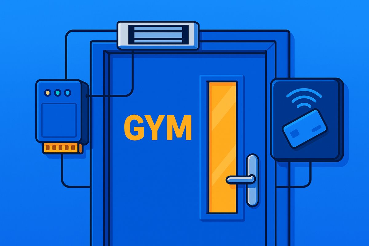 How to Set Up Mag Lock Door Access for a Gym (Step-by-Step)